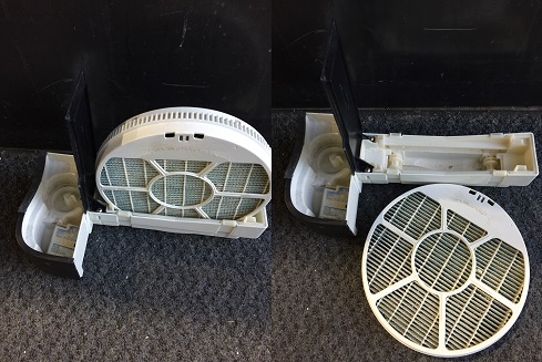 シャープ プラズマクラスター付き加湿空気清浄機 Kc Y65 B のお手入れとフィルター交換時期について Dimサイドライフ Sidelife