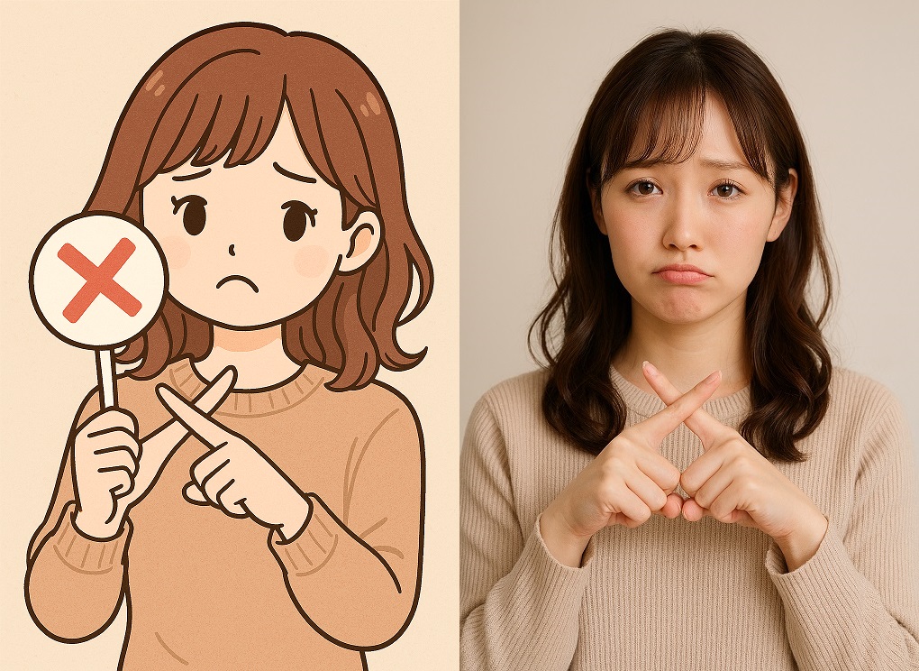 ダメダメ